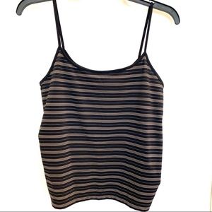 Banana Republic black tan striped Camisole Size Small